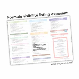 Formule visibilité listing exposant